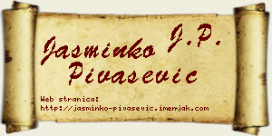 Jasminko Pivašević vizit kartica